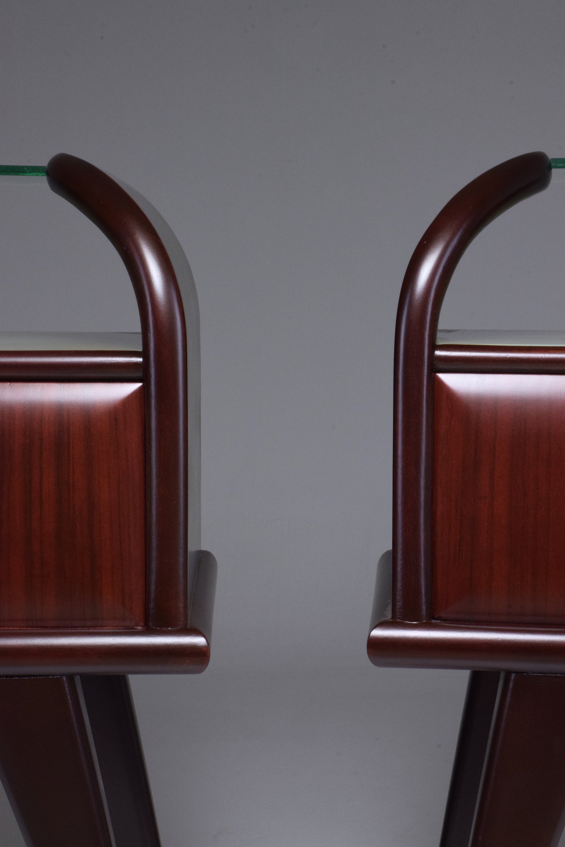 Italian Vintage Mahogany Mid-Century Nightstands, 1950's - Spirit Gallery 