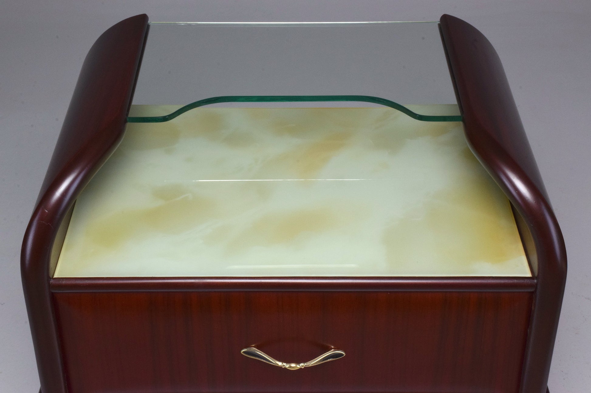 Italian Vintage Mahogany Mid-Century Nightstands, 1950's - Spirit Gallery 