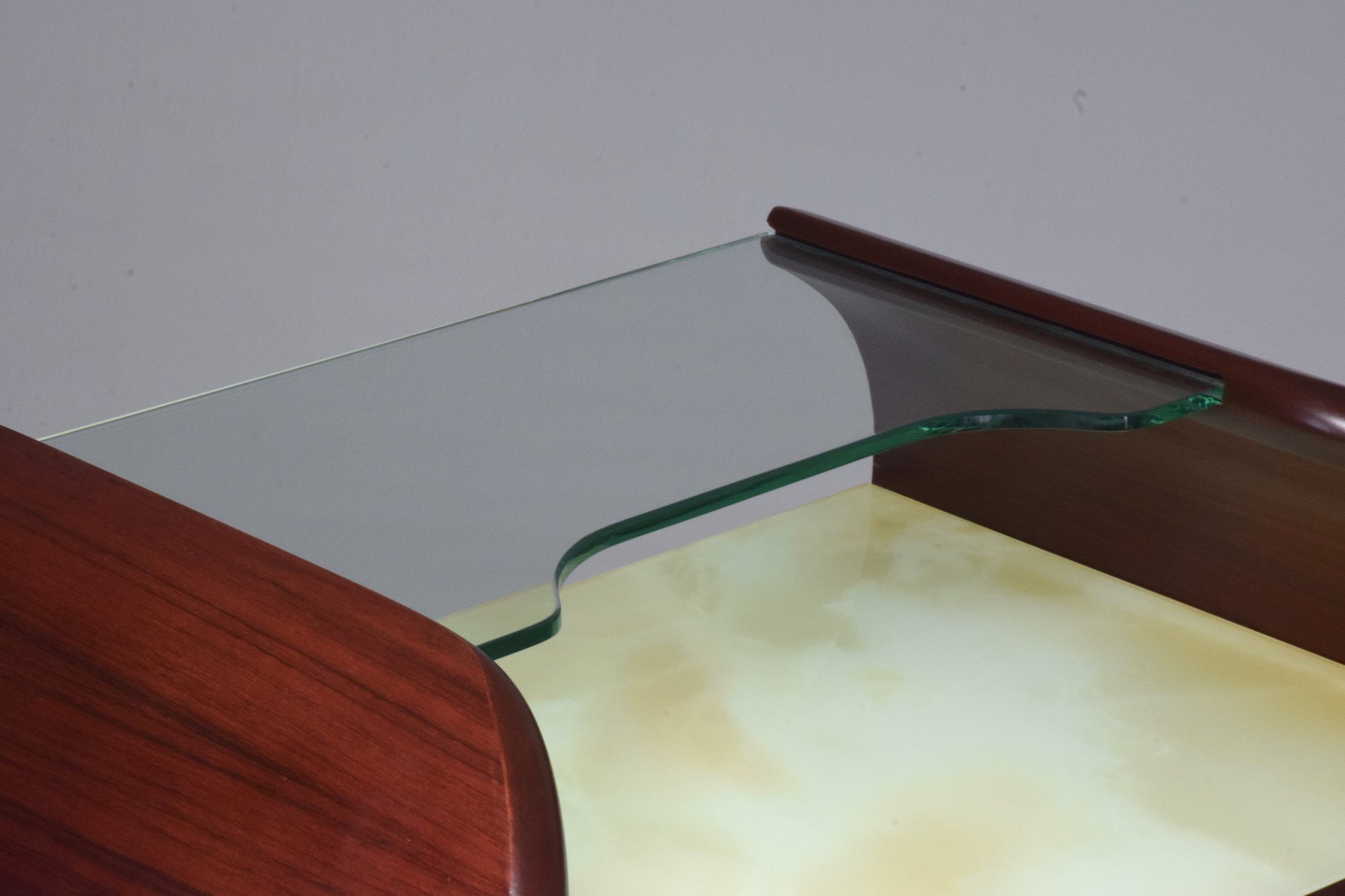 Italian Vintage Mahogany Mid-Century Nightstands, 1950's - Spirit Gallery 