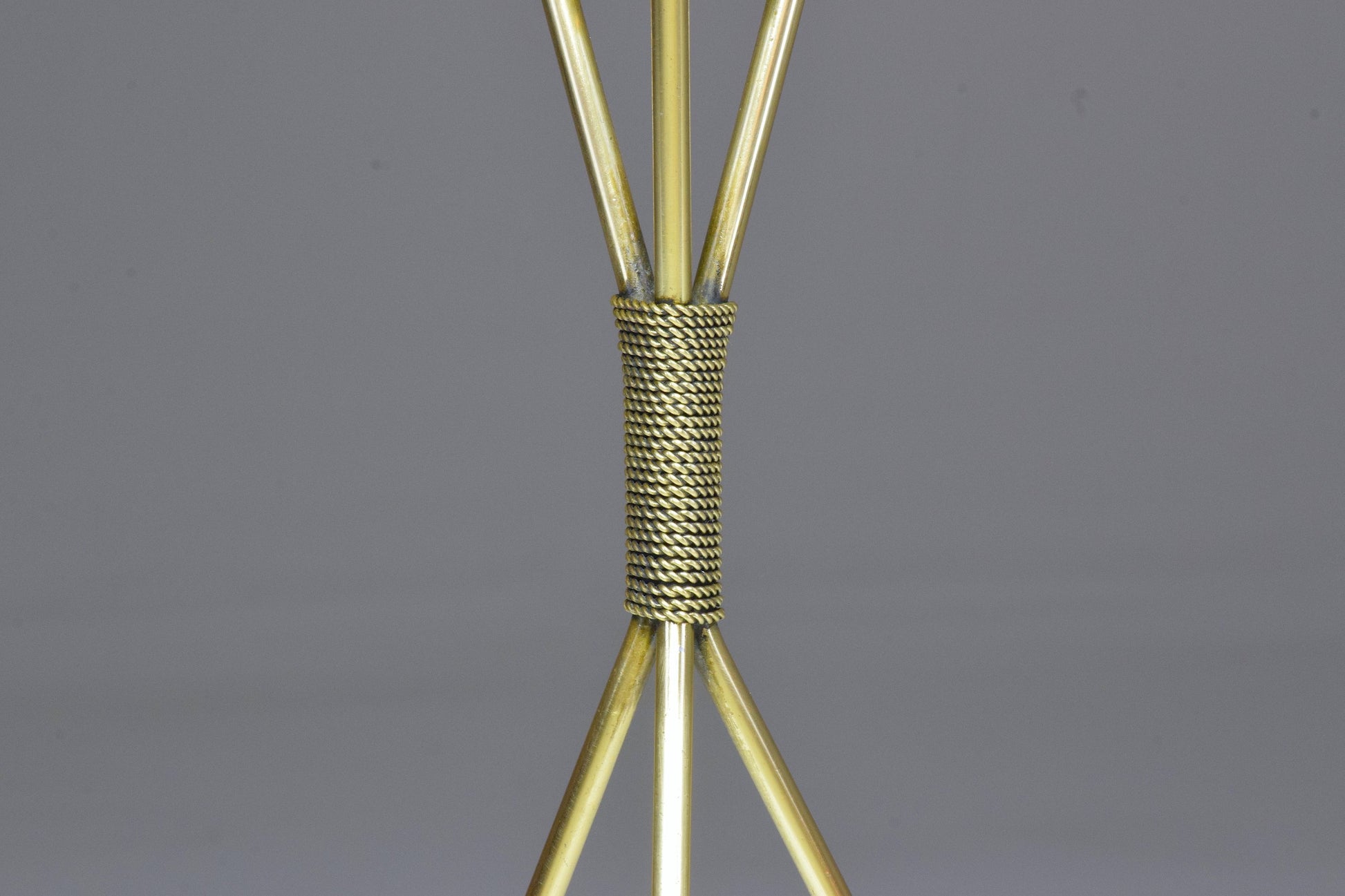 Italian Vintage Mid-Century Brass Standing Ashtray, 1950's - Spirit Gallery 