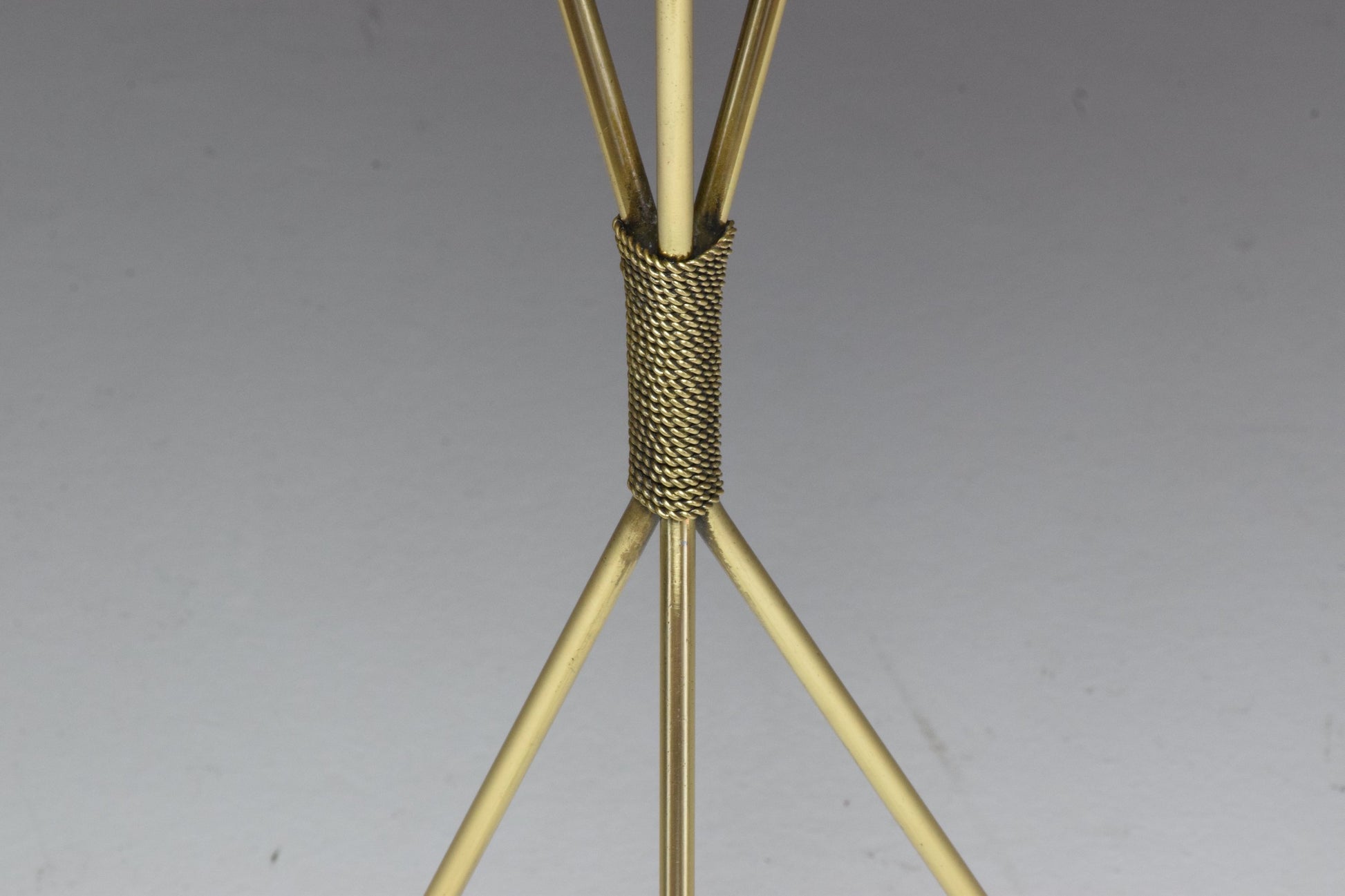 Italian Vintage Mid-Century Brass Standing Ashtray, 1950's - Spirit Gallery 