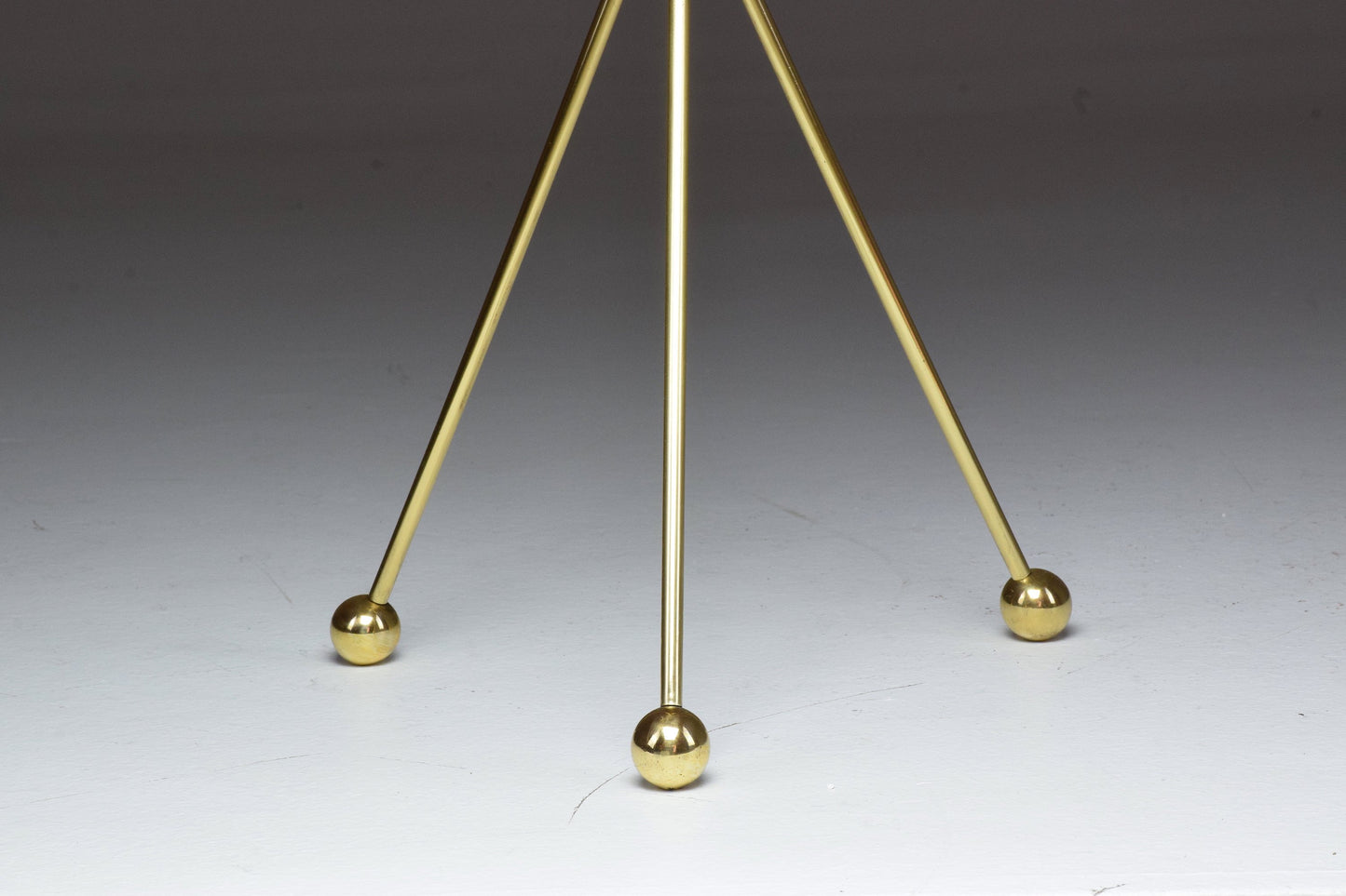 Italian Vintage Mid-Century Brass Standing Ashtray, 1950's - Spirit Gallery 