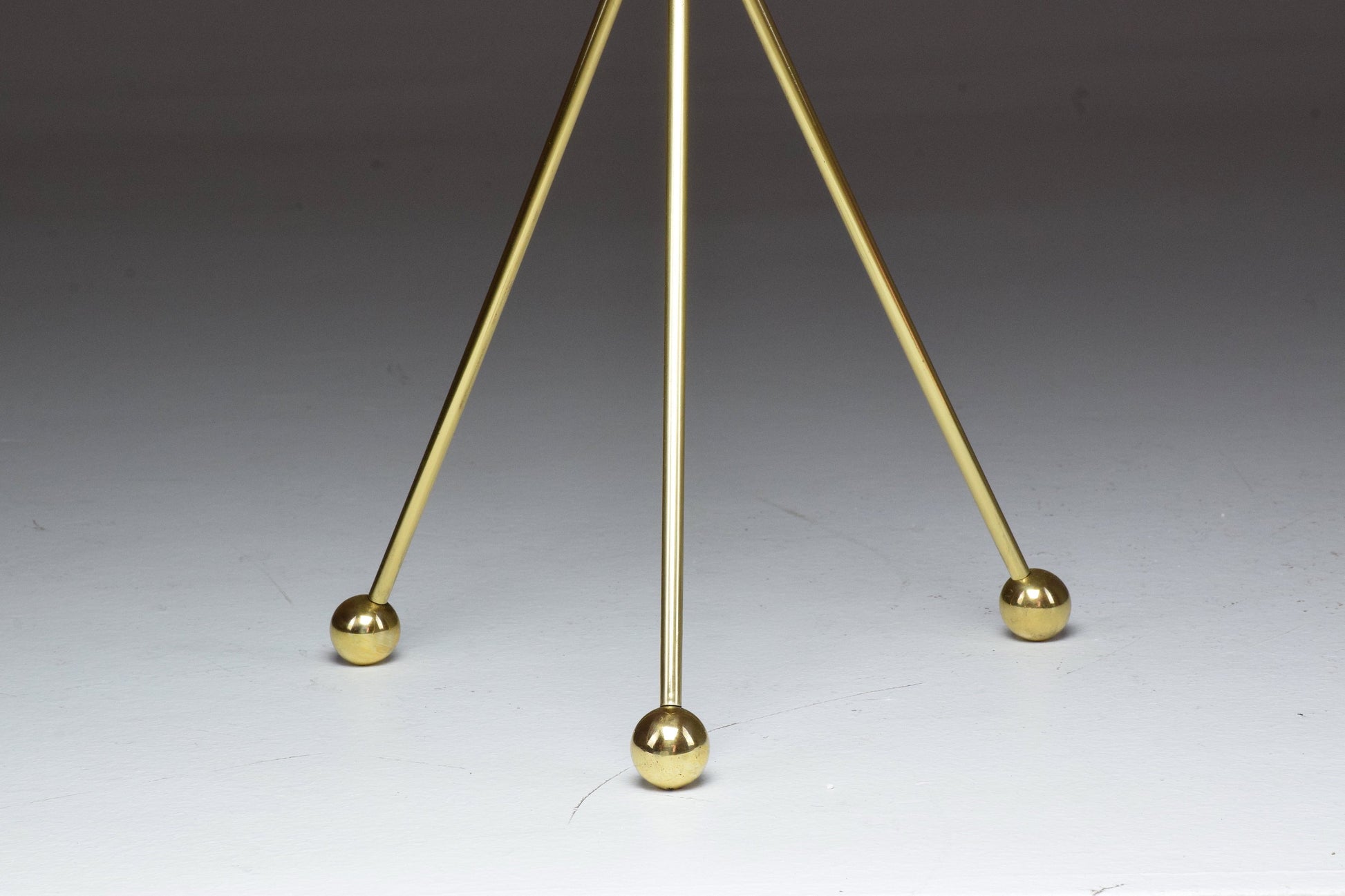 Italian Vintage Mid-Century Brass Standing Ashtray, 1950's - Spirit Gallery 