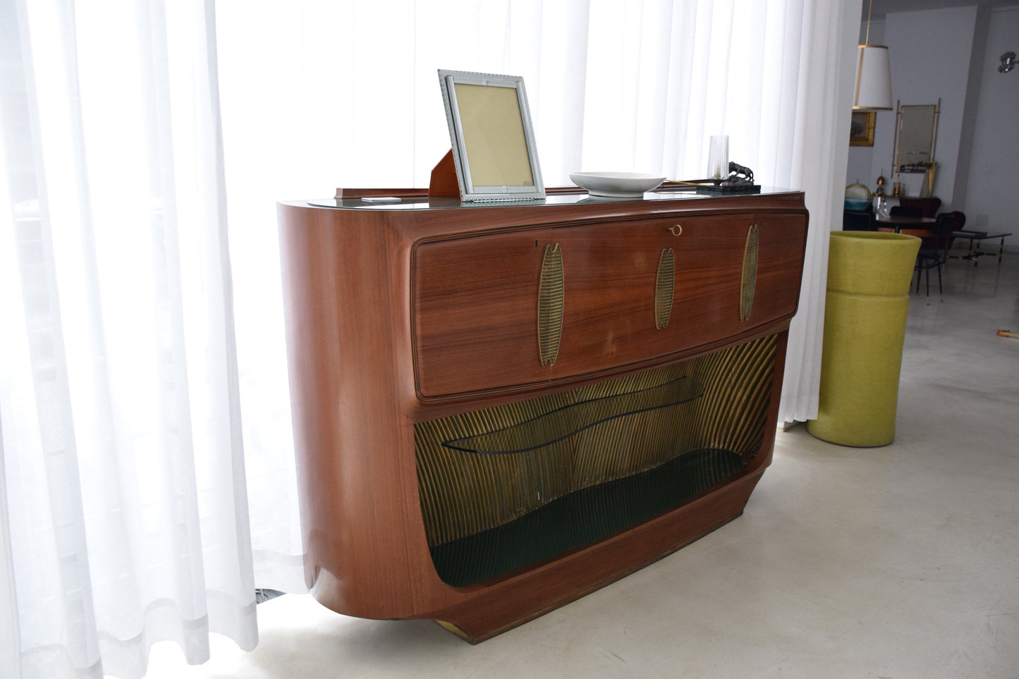 Italian Vintage Mid-Century Buffet or Bar Cabinet by Vittorio Dassi, 1940-1950's - Spirit Gallery 