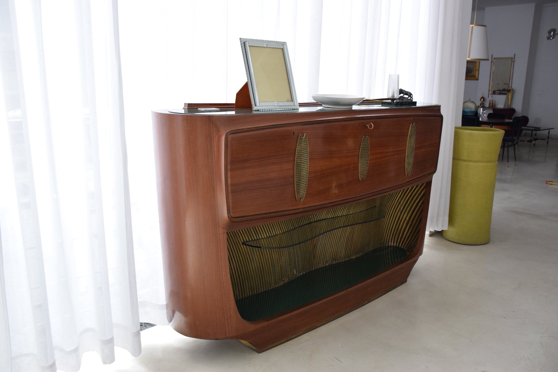 Italian Vintage Mid-Century Buffet or Bar Cabinet by Vittorio Dassi, 1940-1950's - Spirit Gallery 