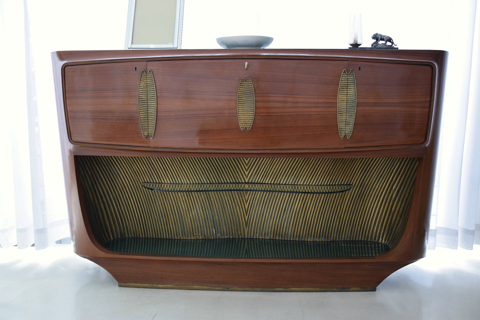 Italian Vintage Mid-Century Buffet or Bar Cabinet by Vittorio Dassi, 1940-1950's - Spirit Gallery 