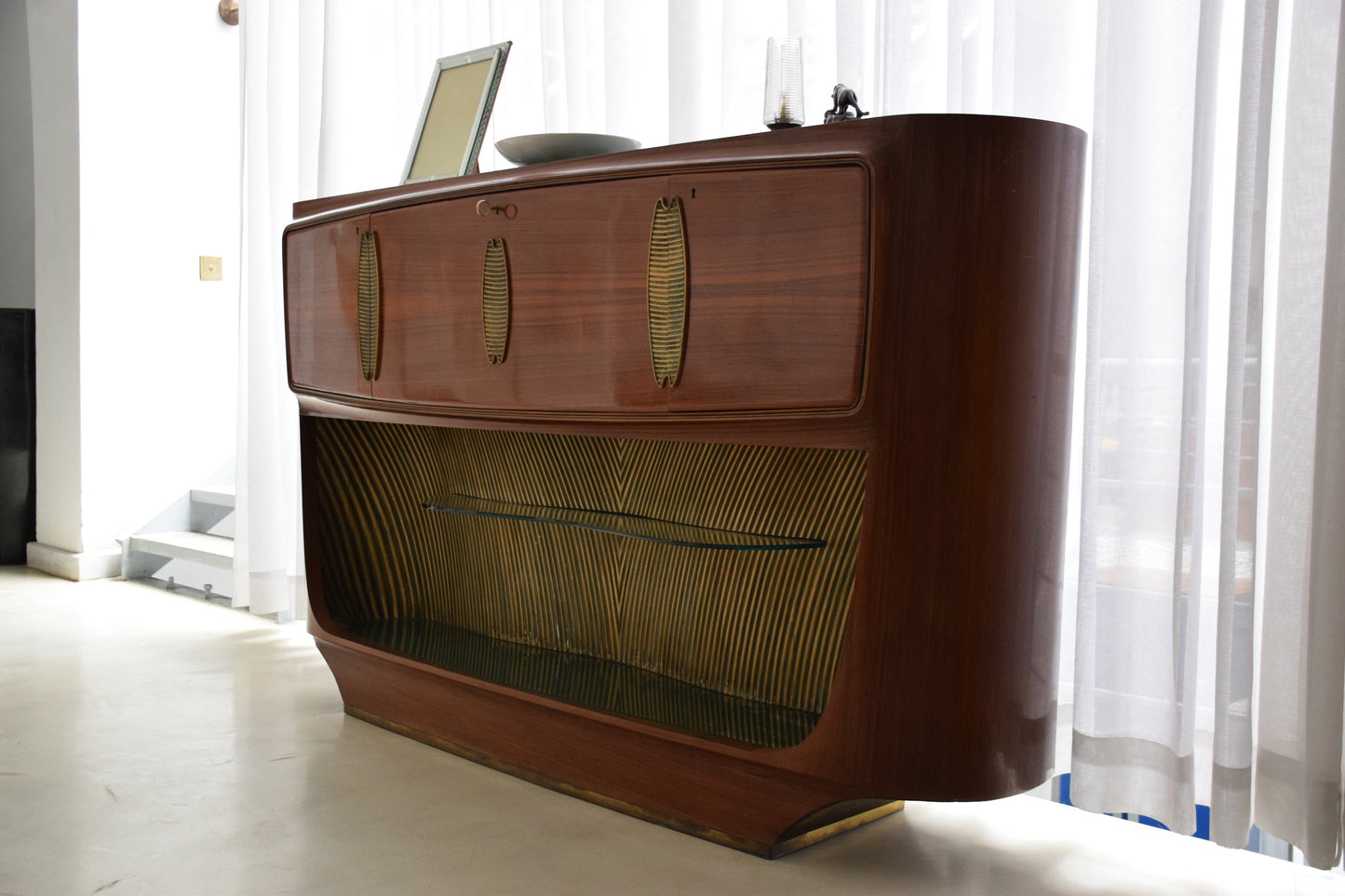 Italian Vintage Mid-Century Buffet or Bar Cabinet by Vittorio Dassi, 1940-1950's - Spirit Gallery 