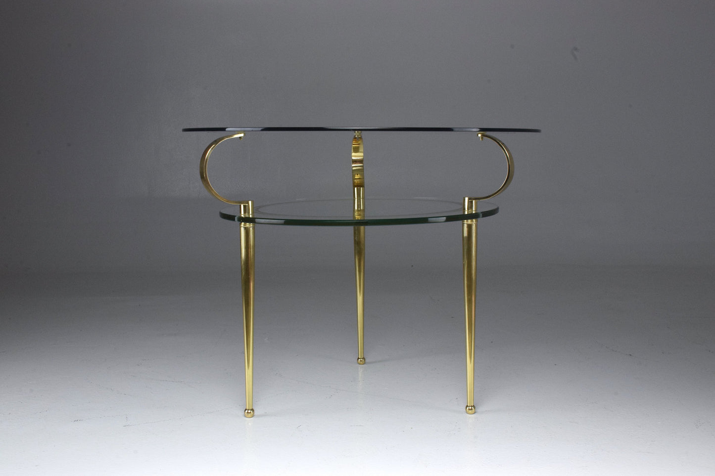 Italian Vintage Two Tier Coffee Table by Cesare Lacca, 1950s - Spirit Gallery 
