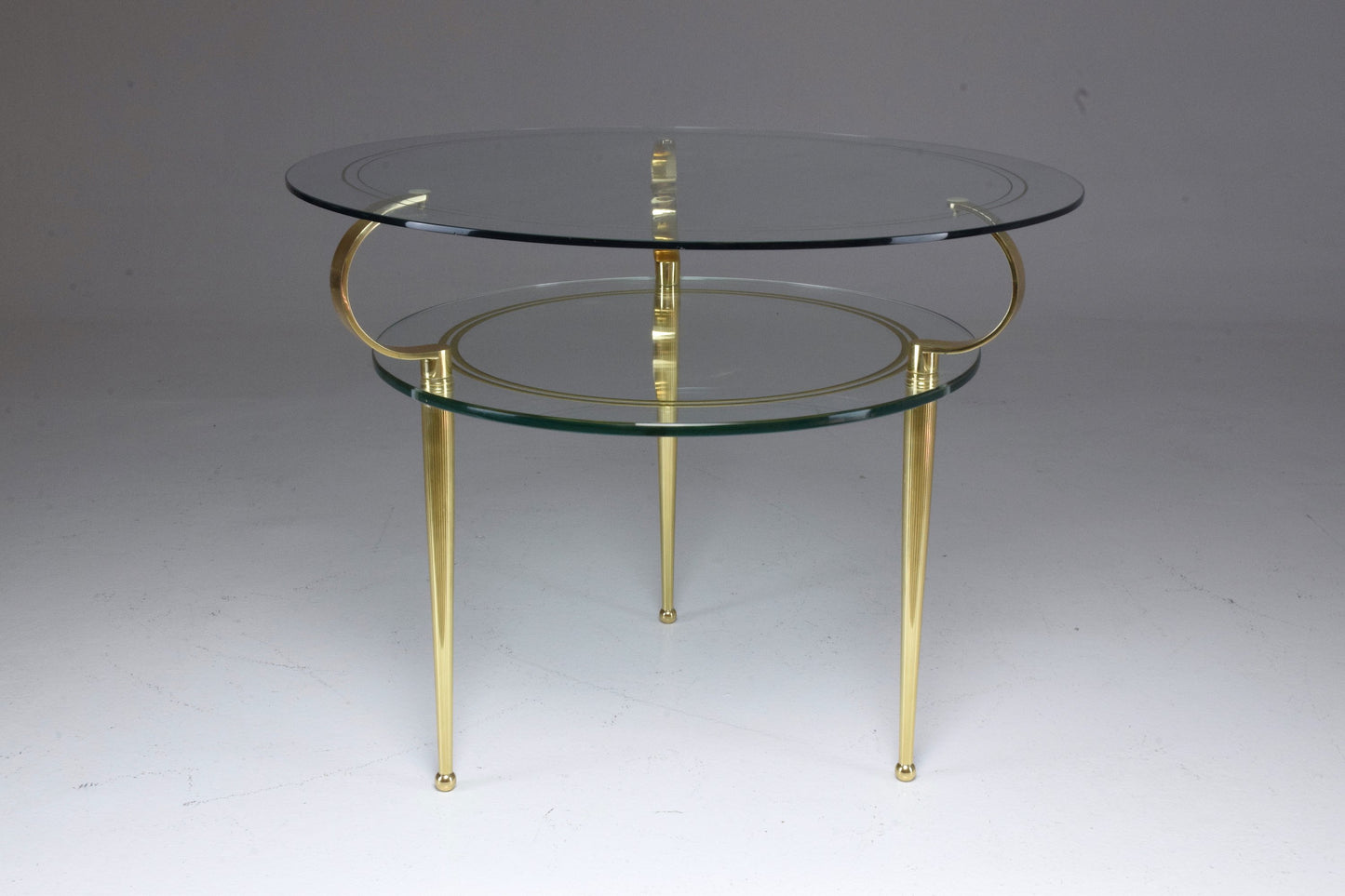 Italian Vintage Two Tier Coffee Table by Cesare Lacca, 1950s - Spirit Gallery 