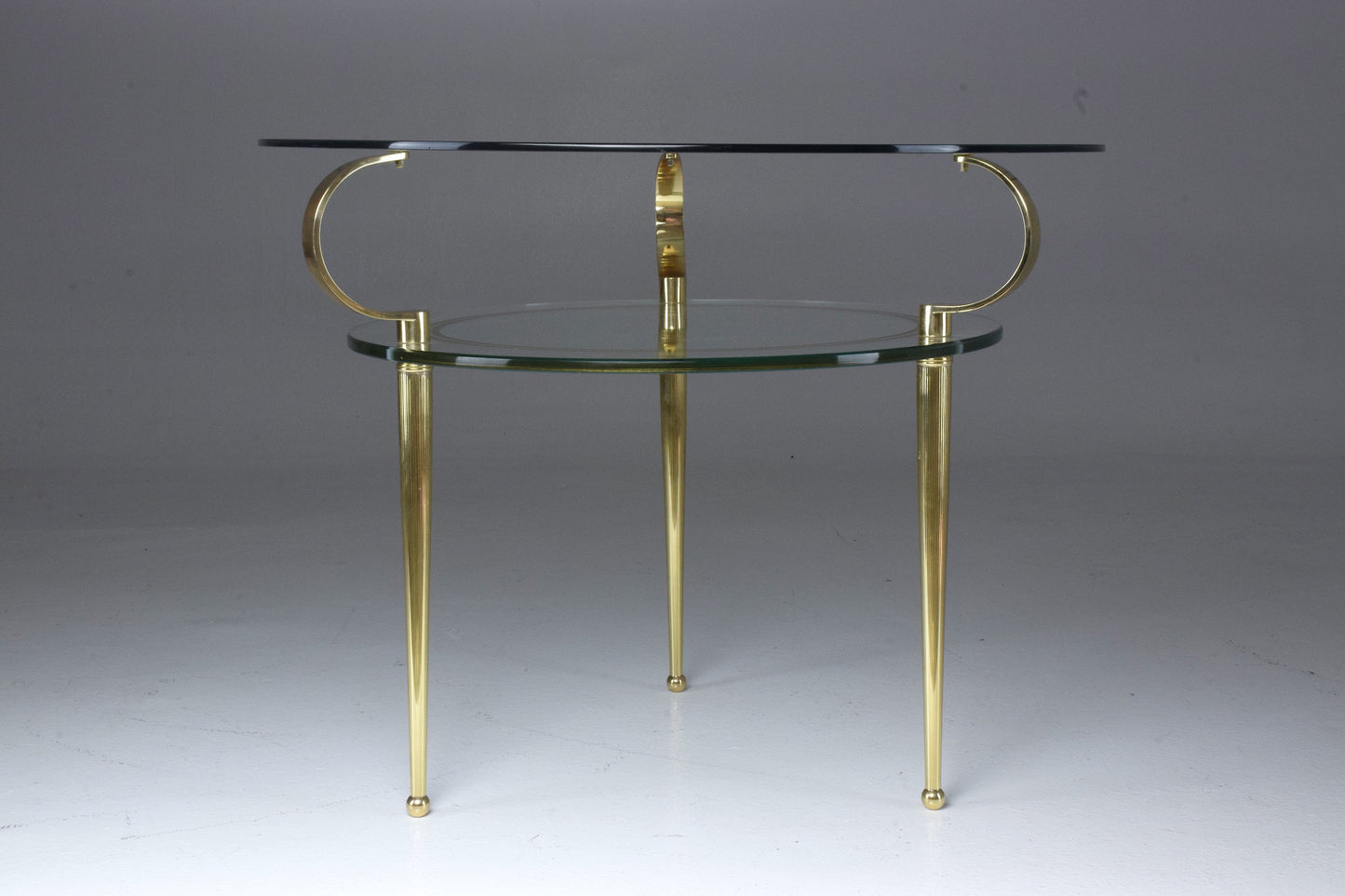 Italian Vintage Two Tier Coffee Table by Cesare Lacca, 1950s - Spirit Gallery 