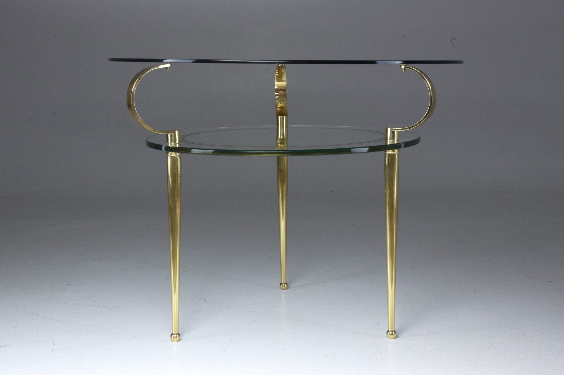 Italian Vintage Two Tier Coffee Table by Cesare Lacca, 1950s - Spirit Gallery 