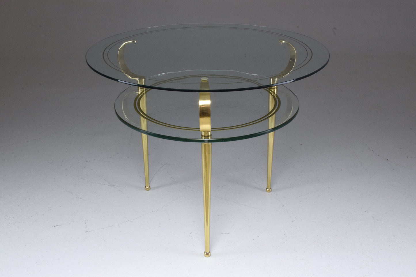 Italian Vintage Two Tier Coffee Table by Cesare Lacca, 1950s - Spirit Gallery 
