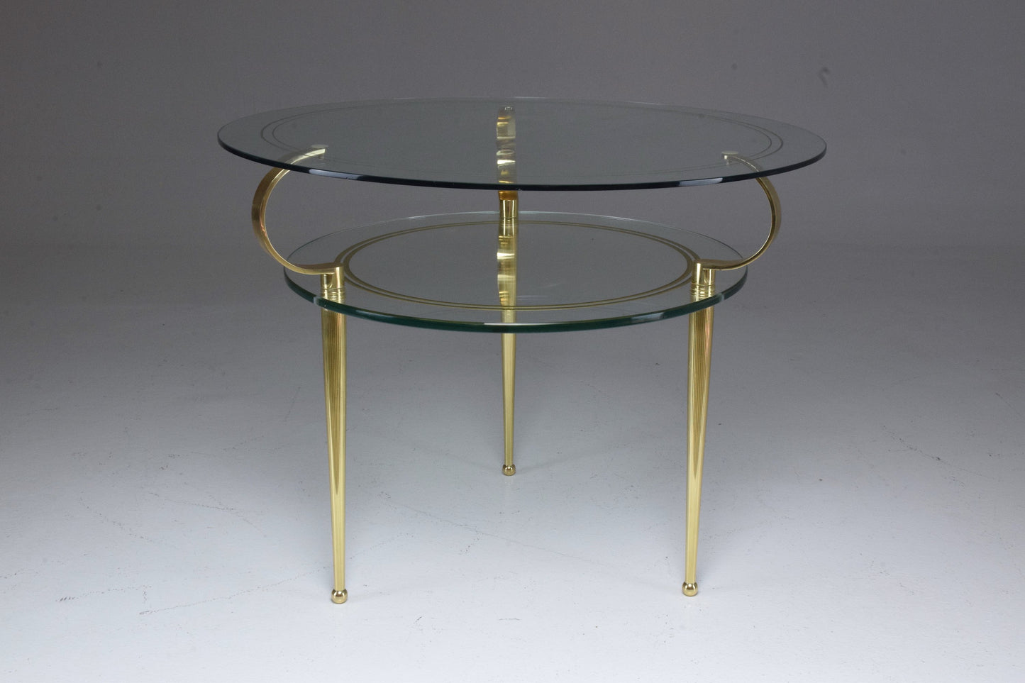 Italian Vintage Two Tier Coffee Table by Cesare Lacca, 1950s - Spirit Gallery 