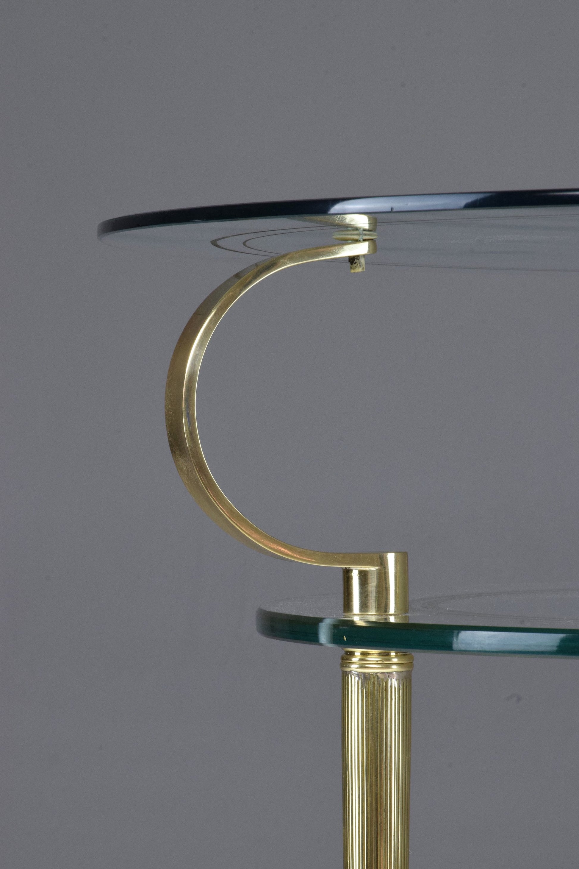 Italian Vintage Two Tier Coffee Table by Cesare Lacca, 1950s - Spirit Gallery 