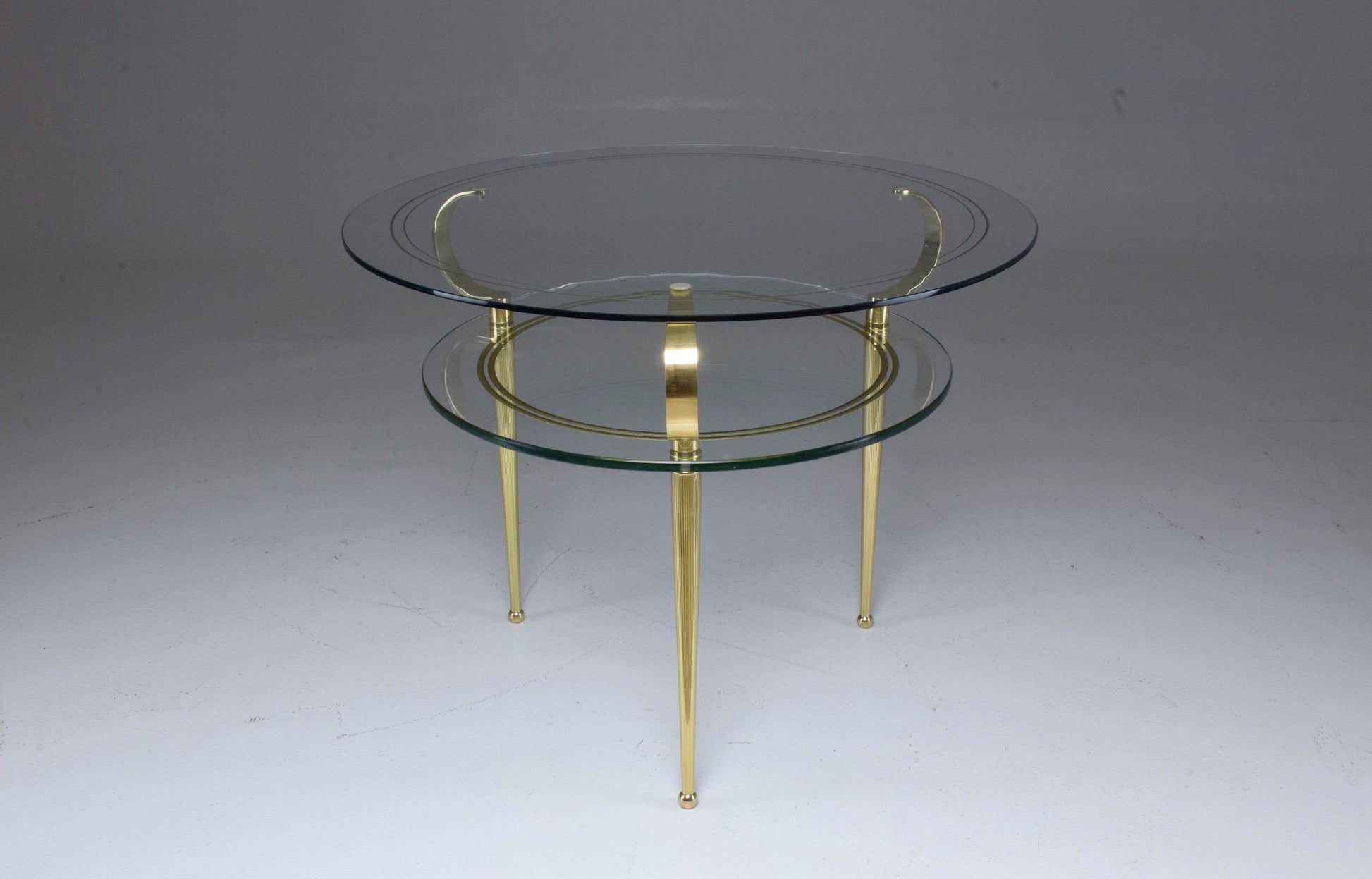 Italian Vintage Two Tier Coffee Table by Cesare Lacca, 1950s - Spirit Gallery 