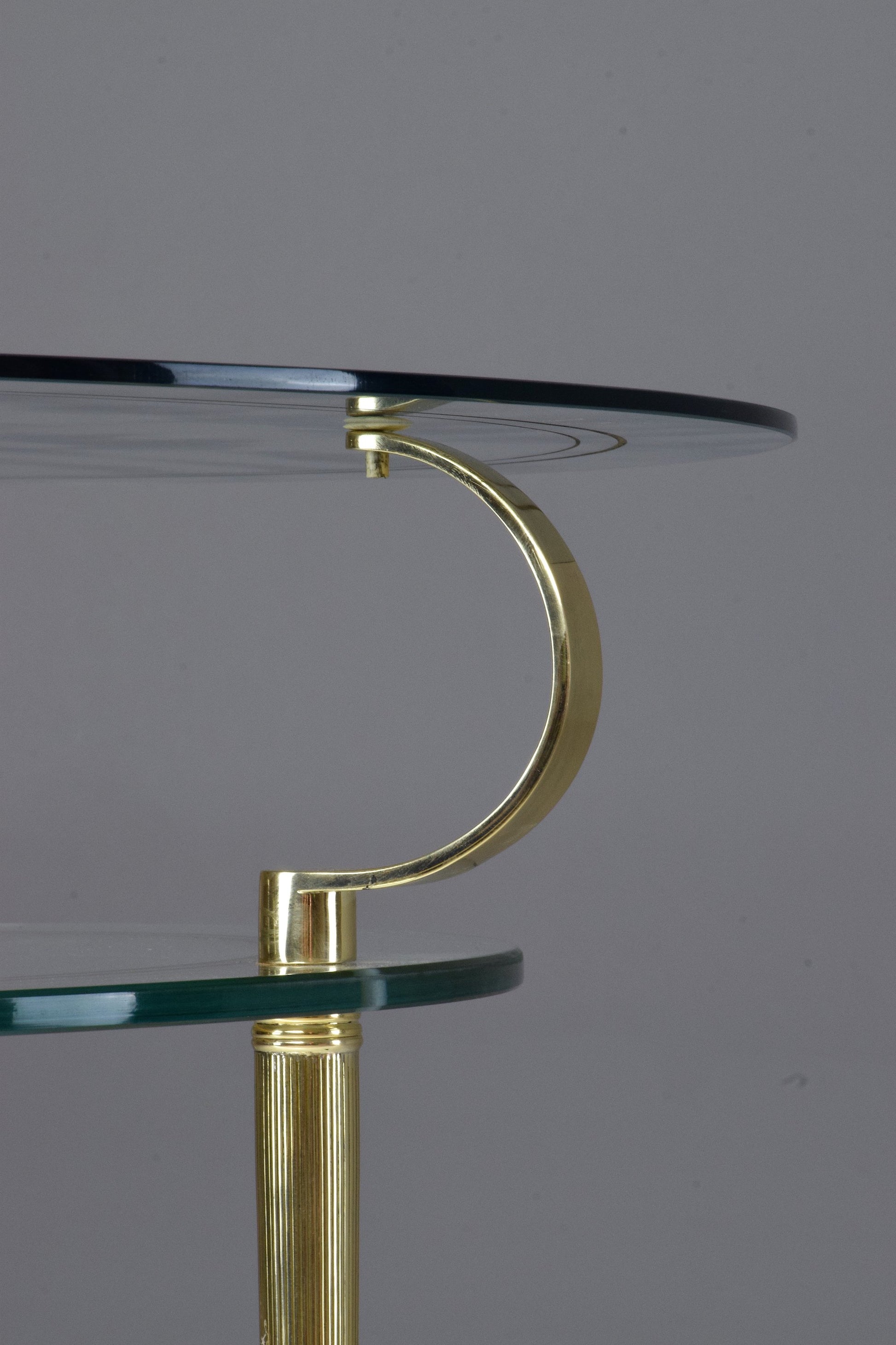 Italian Vintage Two Tier Coffee Table by Cesare Lacca, 1950s - Spirit Gallery 