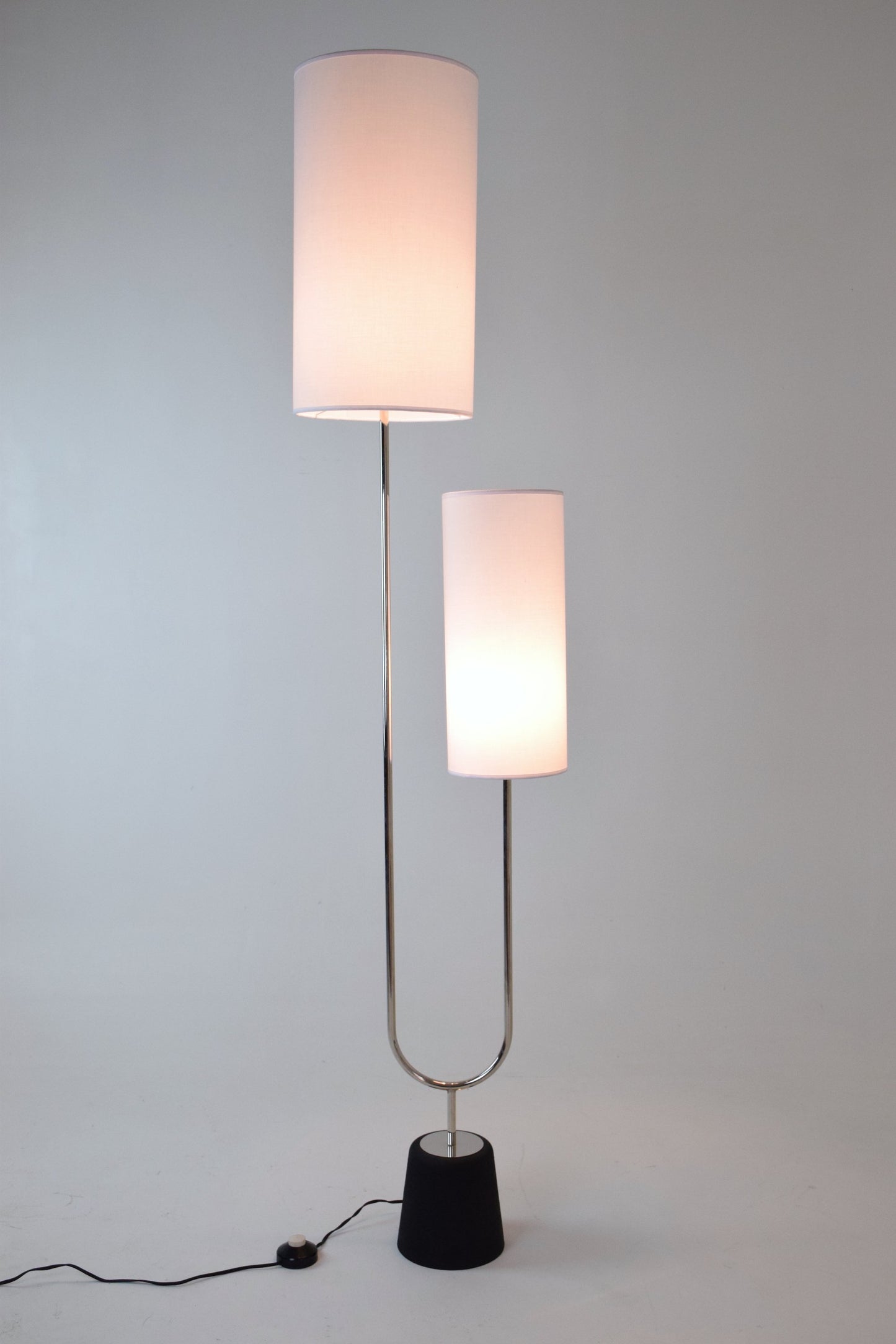 Maison Arlus Steel Floor Lamp, France, 1960s - Spirit Gallery 
