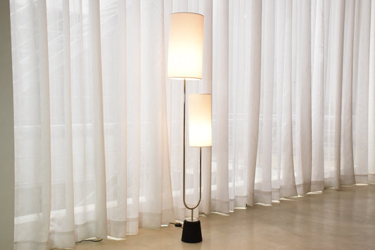 Maison Arlus Steel Floor Lamp, France, 1960s - Spirit Gallery 