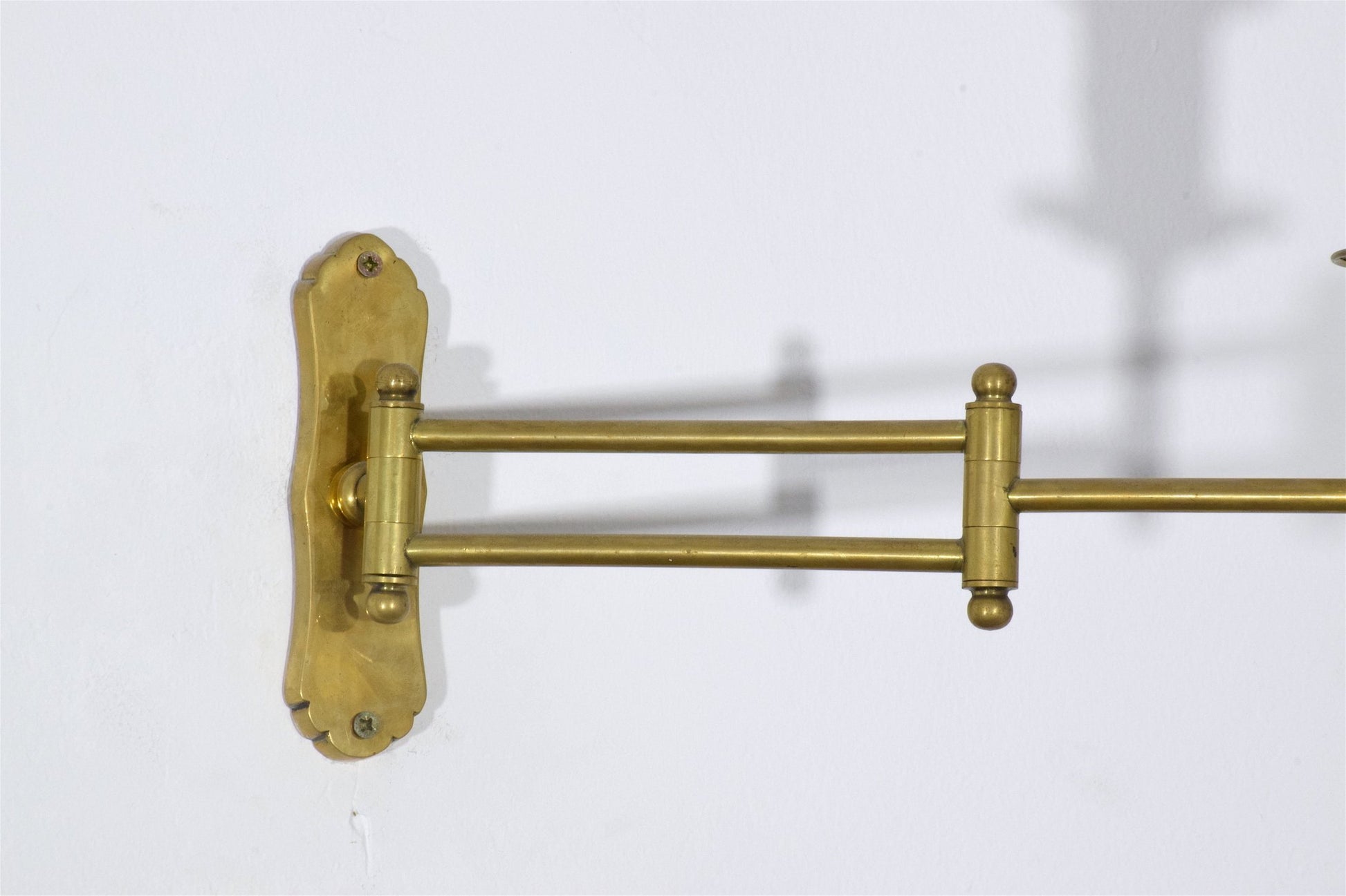 Mid-Century Adjustable Brass Wall Lamps - Spirit Gallery 