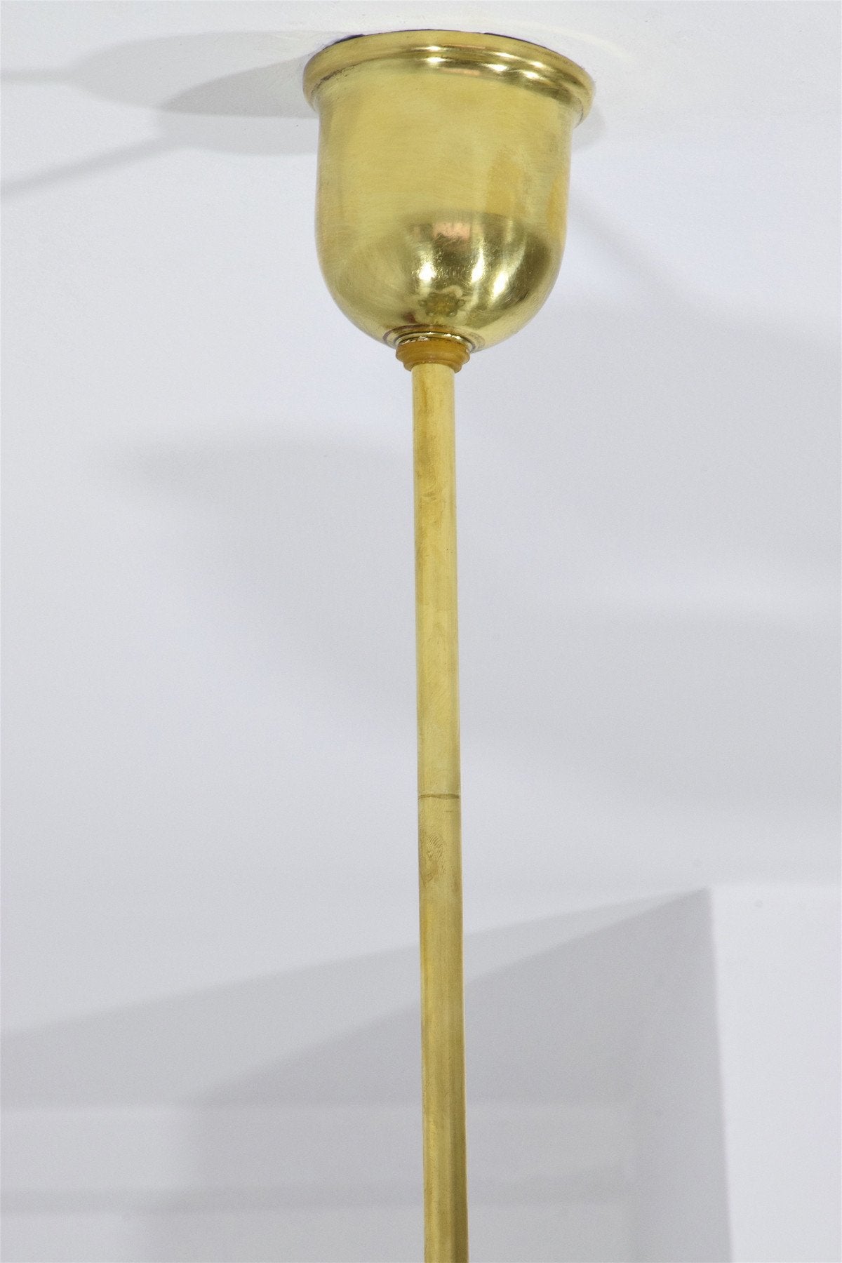 Mid Century Brass Pendant by Carl Fagerlund for Orrefors - Spirit Gallery 