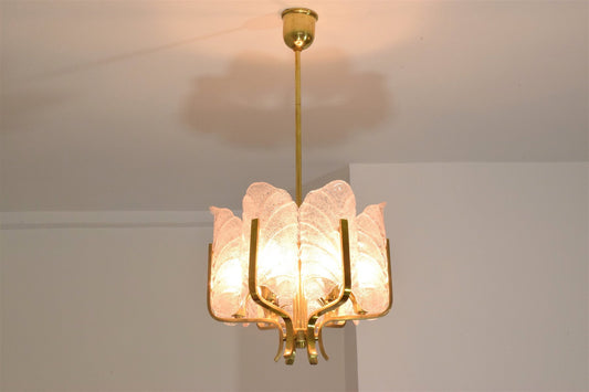 Mid Century Brass Pendant by Carl Fagerlund for Orrefors - Spirit Gallery 