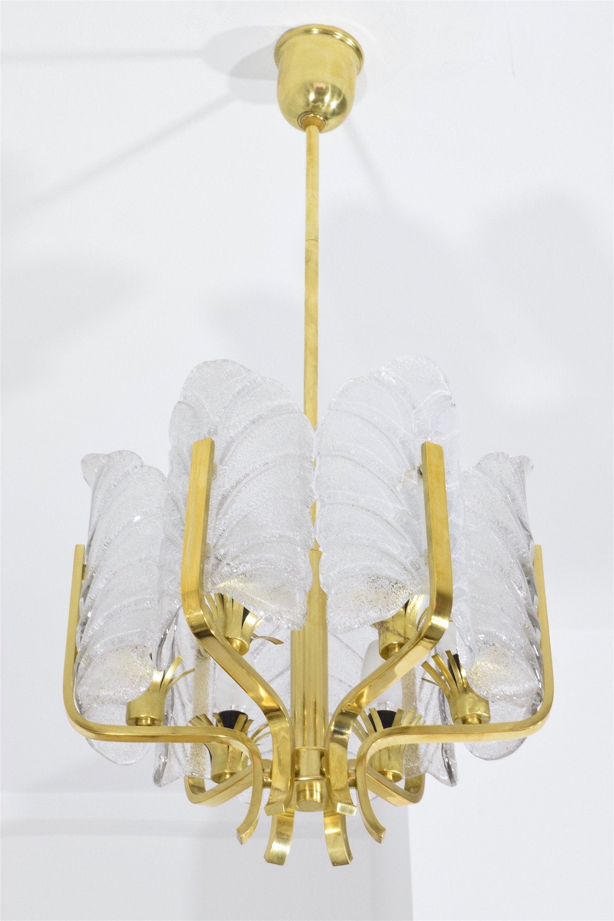 Mid Century Brass Pendant by Carl Fagerlund for Orrefors - Spirit Gallery 