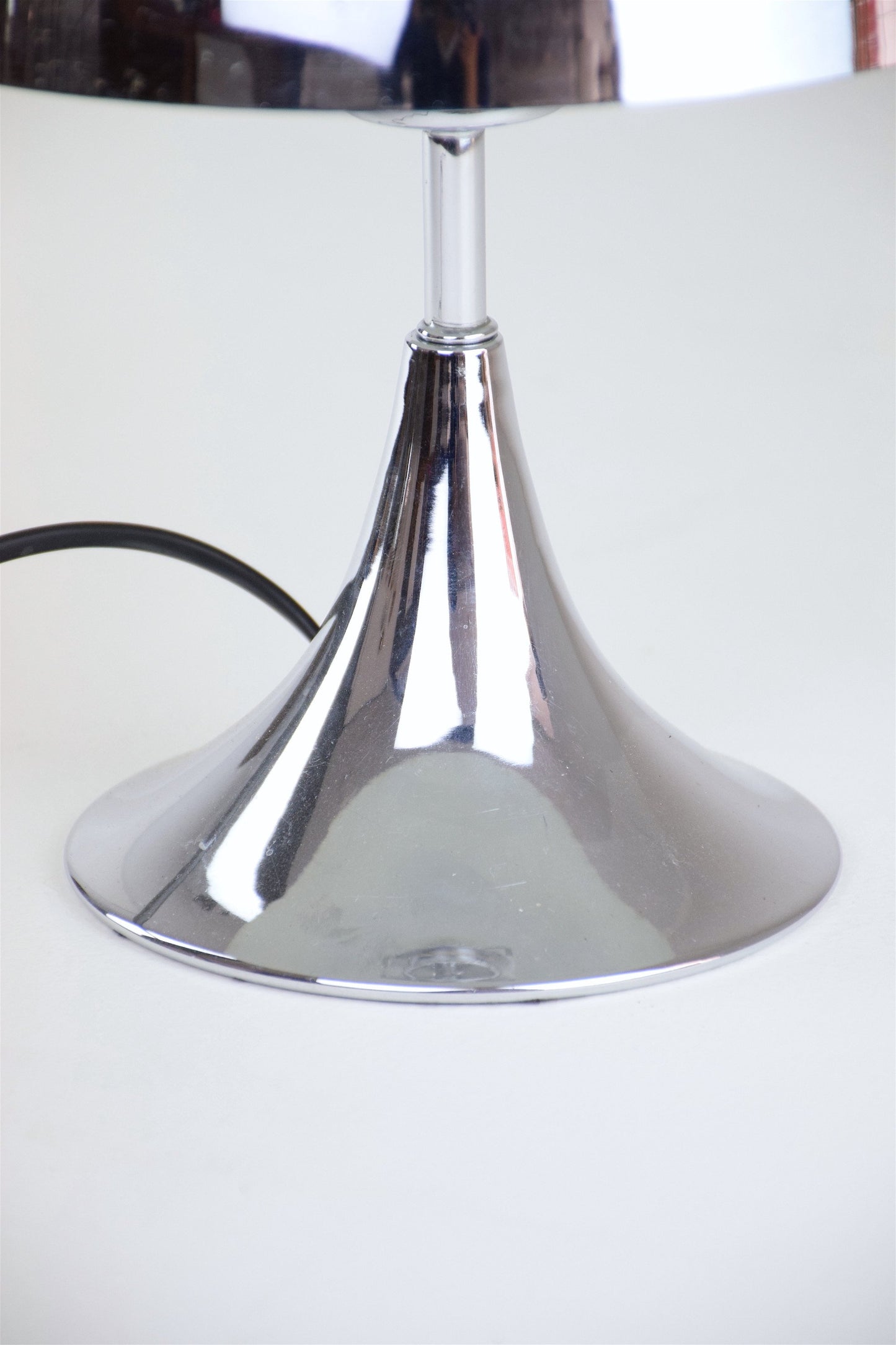 Mid Century Chrome Mushroom Lamp - Spirit Gallery 