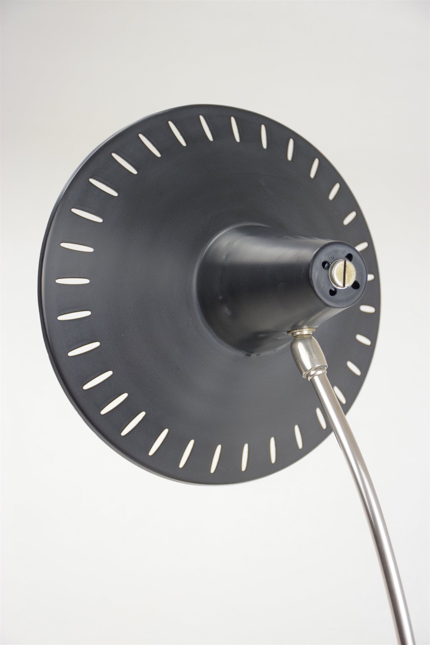 Mid-Century Desk Lamp with Perforated Shade - Spirit Gallery 