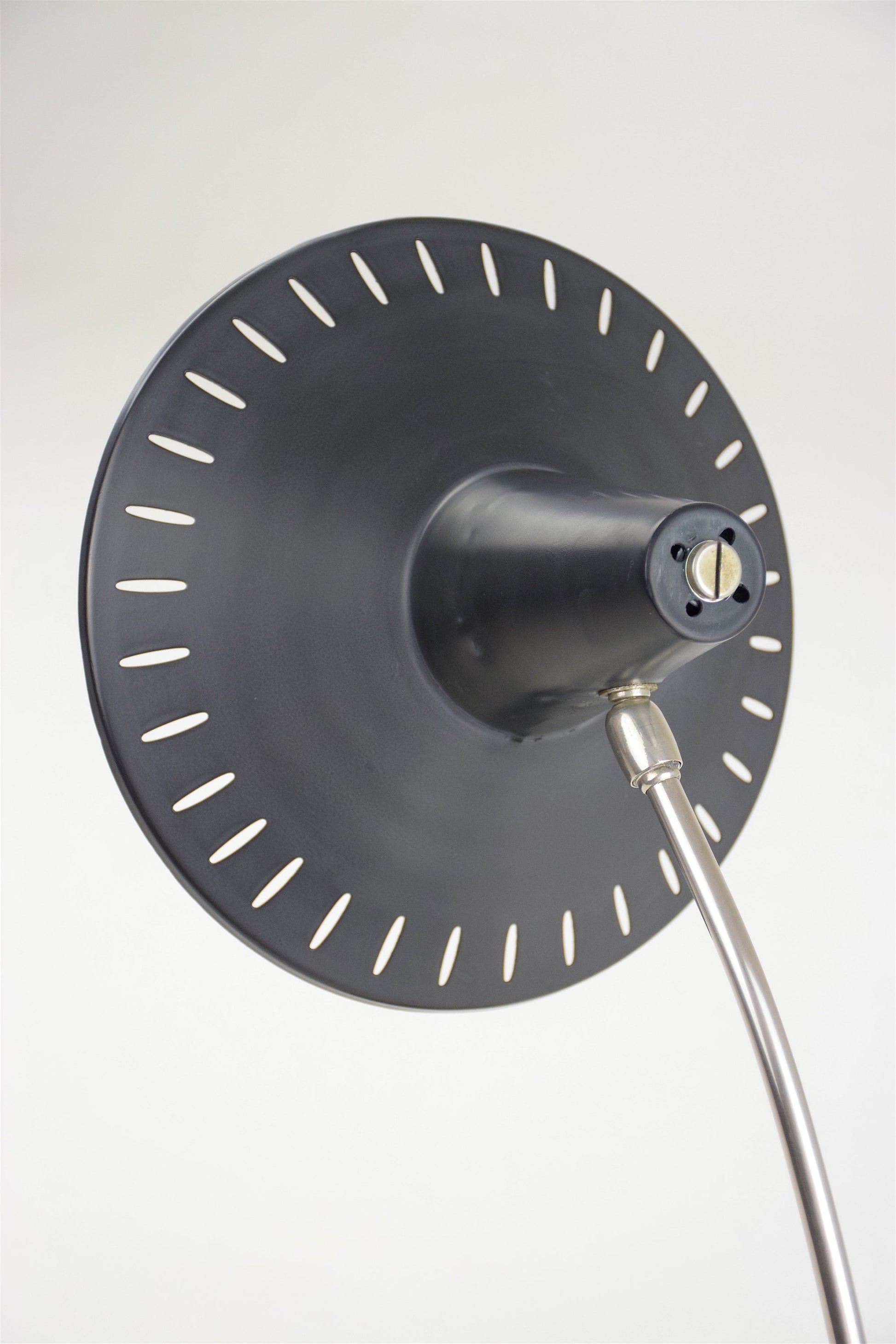 Mid-Century Desk Lamp with Perforated Shade - Spirit Gallery 