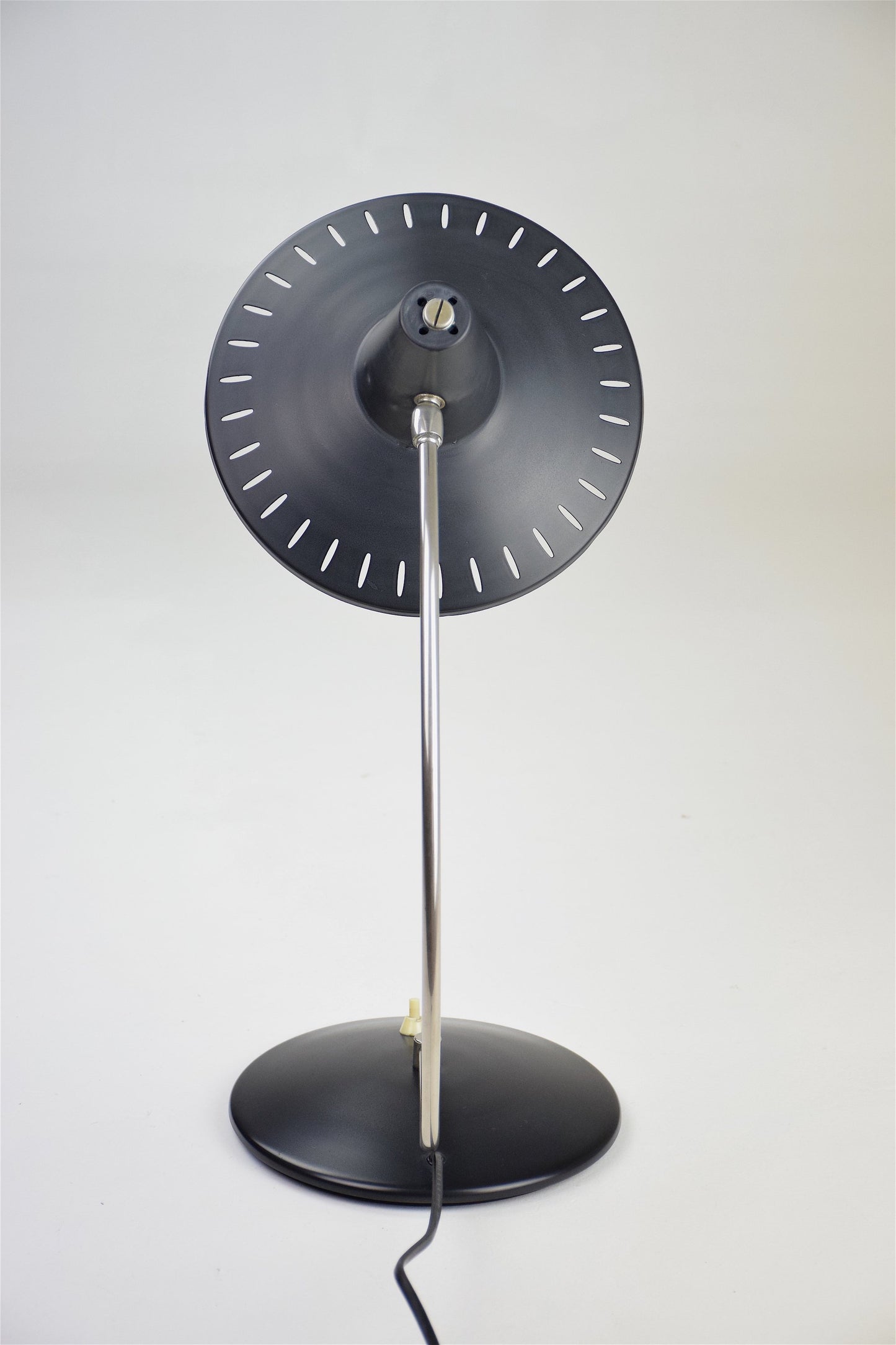 Mid-Century Desk Lamp with Perforated Shade - Spirit Gallery 