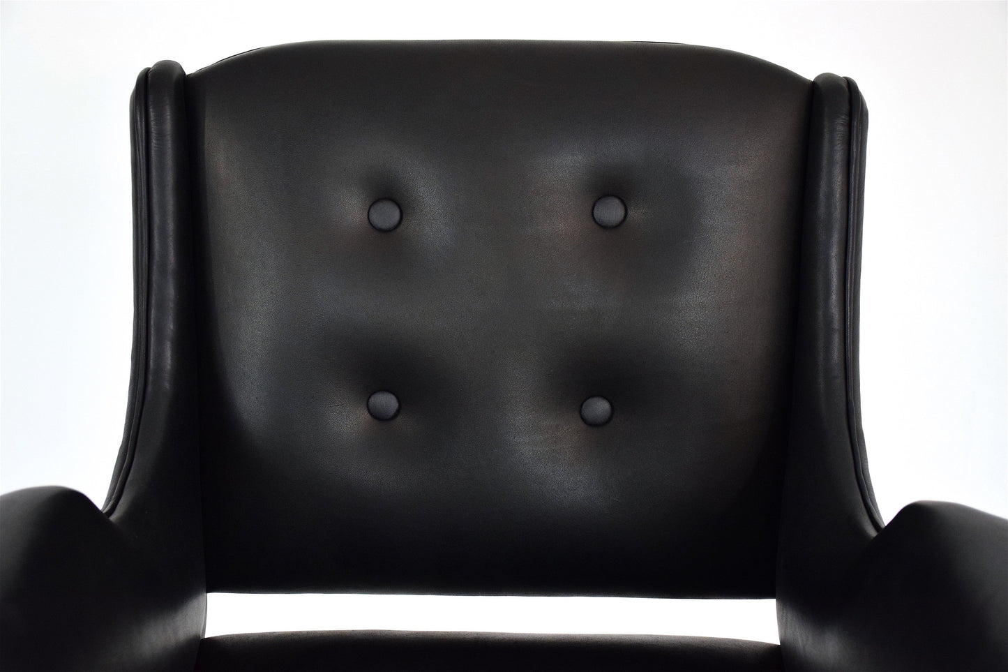 Mid-Century Italian Leather Office Chair - Spirit Gallery 