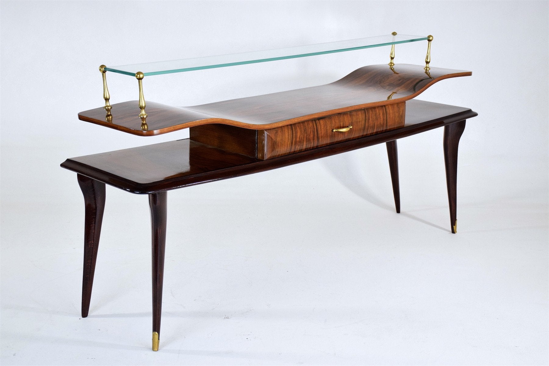 Mid-century Rosewood Console, Italy, 1950's - Spirit Gallery 