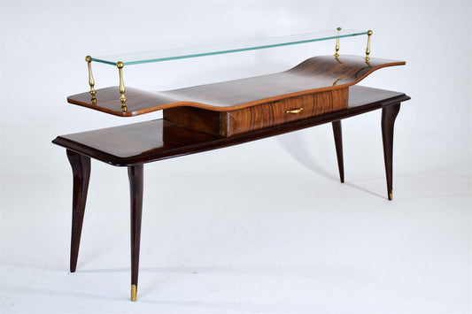 Mid-century Rosewood Console, Italy, 1950's - Spirit Gallery 