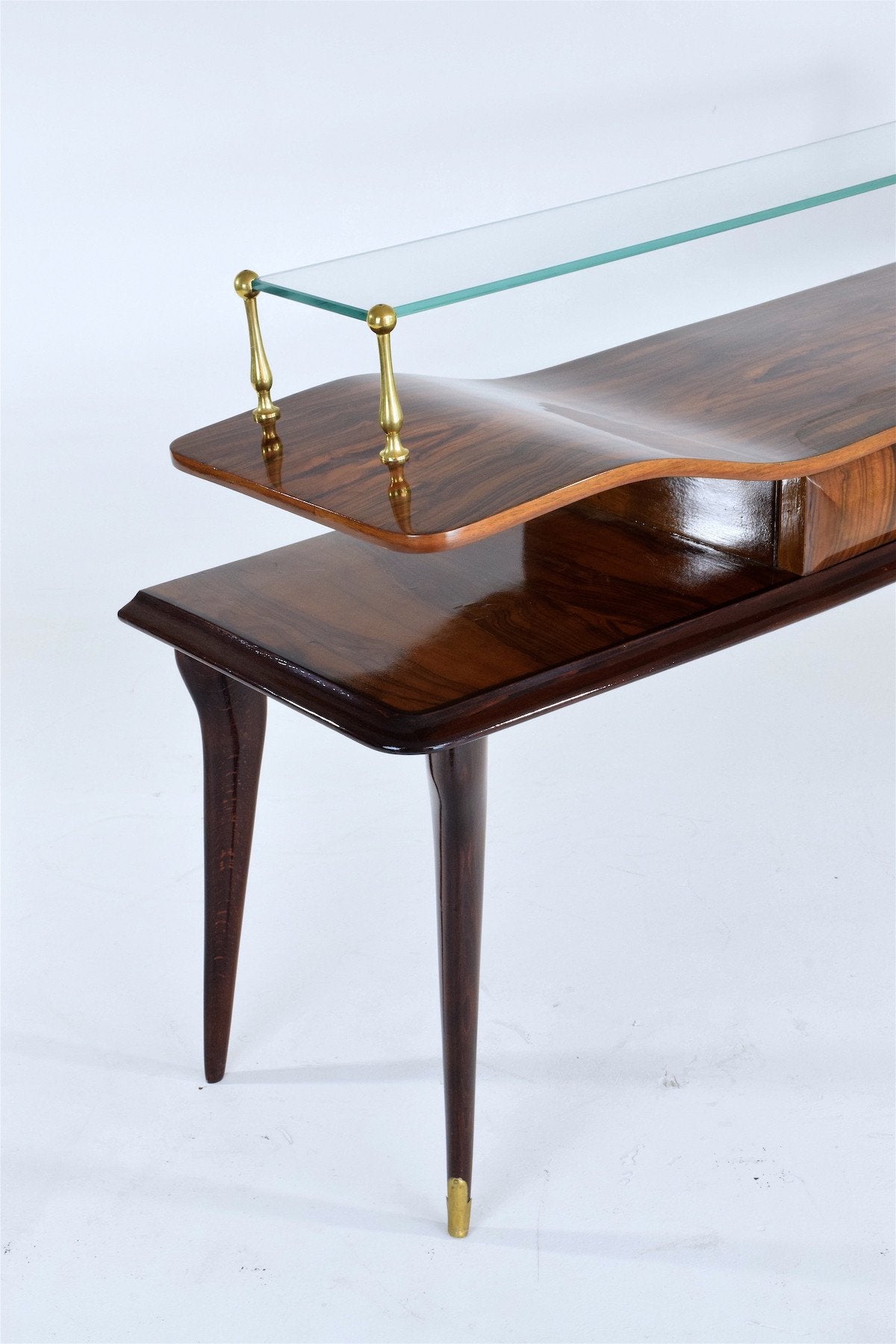 Mid-century Rosewood Console, Italy, 1950's - Spirit Gallery 