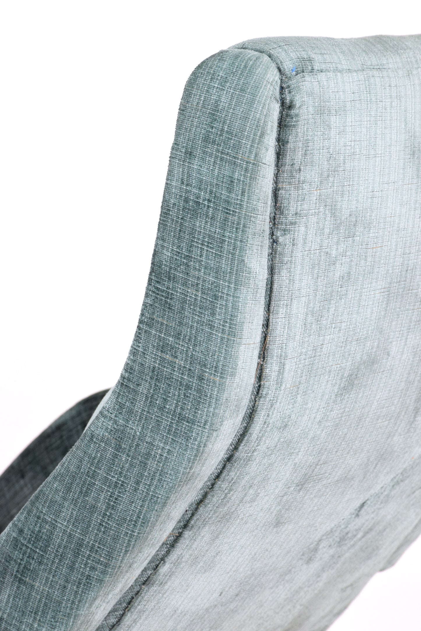 Mid-Century Velvet Lounge Chair, USA, 1950's - Spirit Gallery 