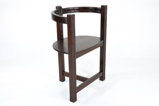 Original Art Deco Oak Chair, France, 1930's - Spirit Gallery 