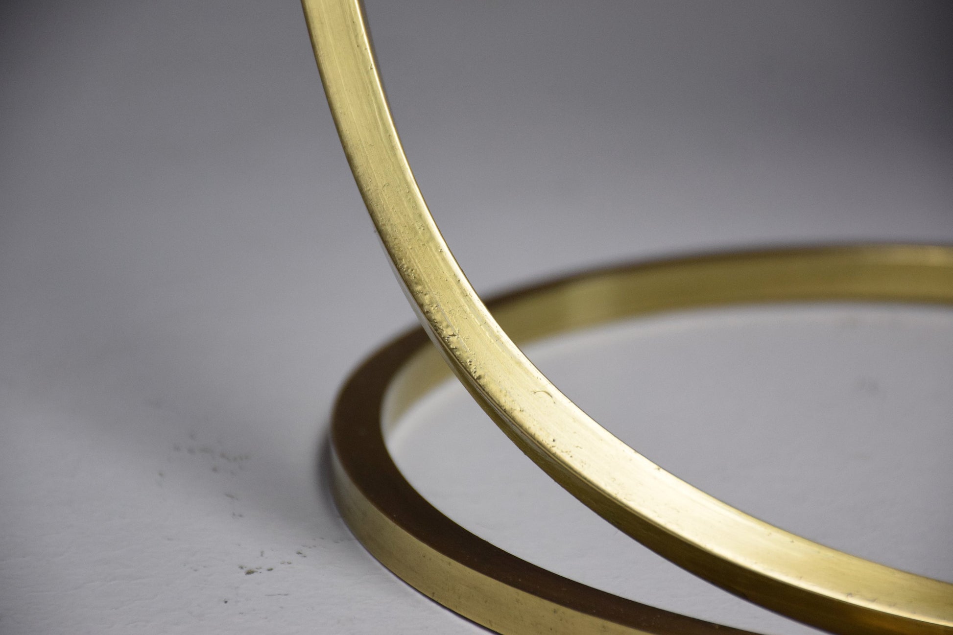 Pair of 20th Century Italian Rhubarb Leaf Table Lamps by Tommaso Barbi, 1970's - Spirit Gallery 