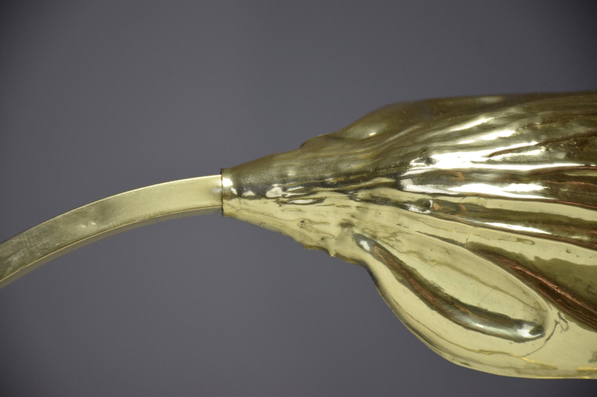 Pair of 20th Century Italian Rhubarb Leaf Table Lamps by Tommaso Barbi, 1970's - Spirit Gallery 