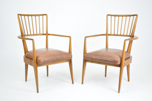 Pair of Danish Mid-Century Armchairs - Spirit Gallery 