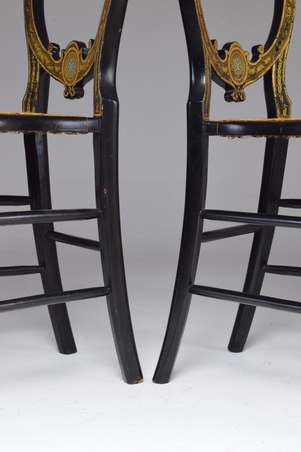 Pair of French 19th Century Napoleon III chairs - Spirit Gallery 