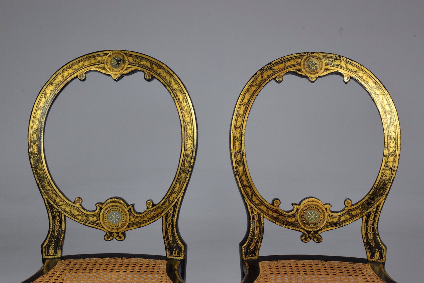 Pair of French 19th Century Napoleon III chairs - Spirit Gallery 
