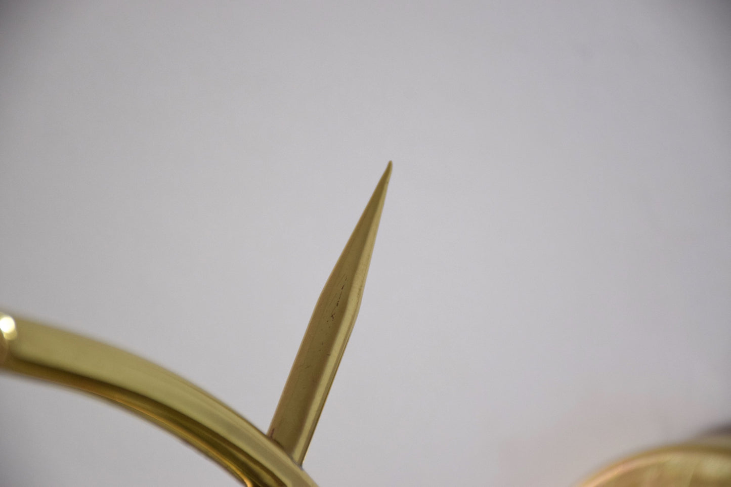 Pair of French Midcentury Brass Wall Lights Attributed to Arlus, 1950s - Spirit Gallery 