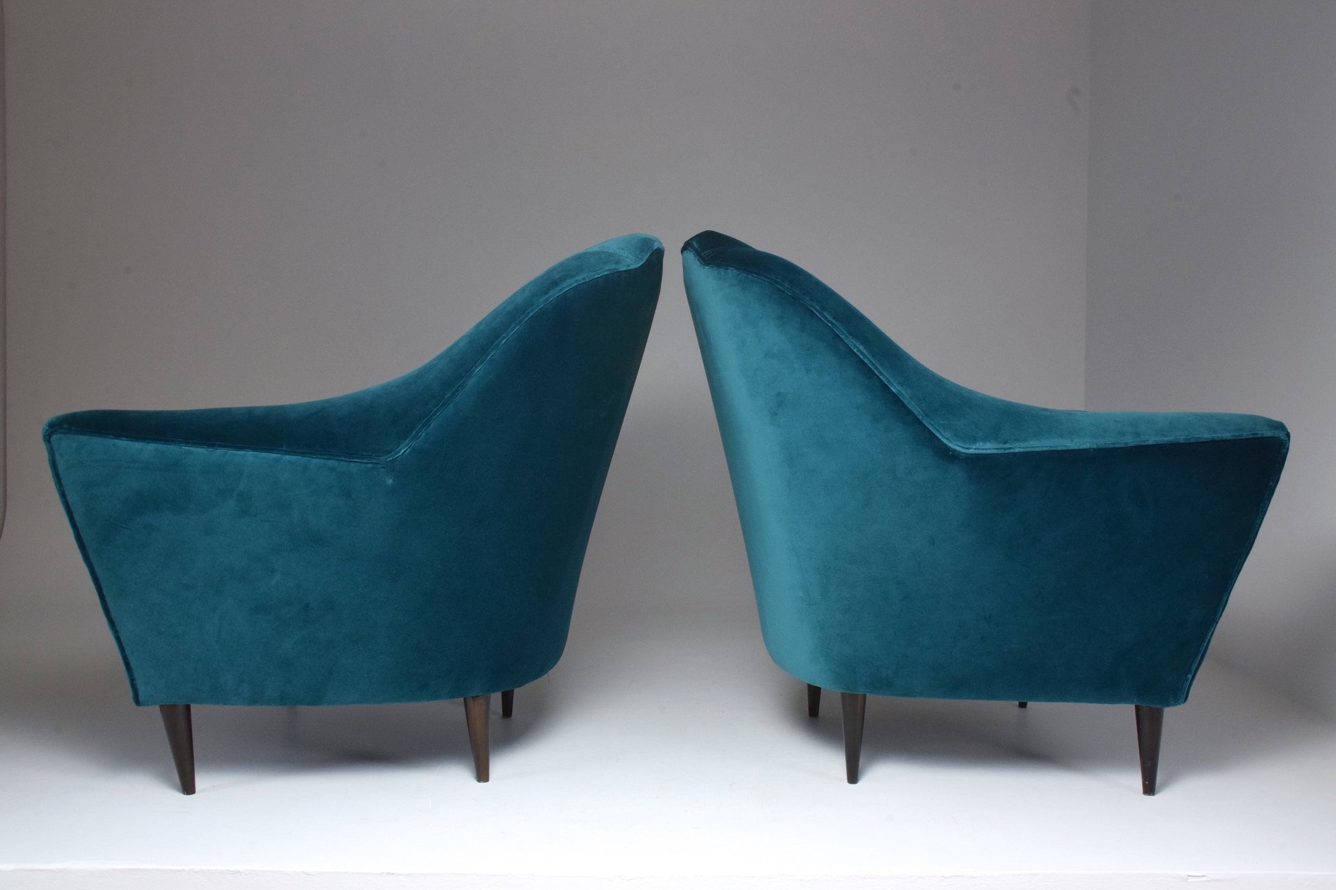 Pair of Italian 20th Century Armchairs by Ico Parisi, 1950s - Spirit Gallery 