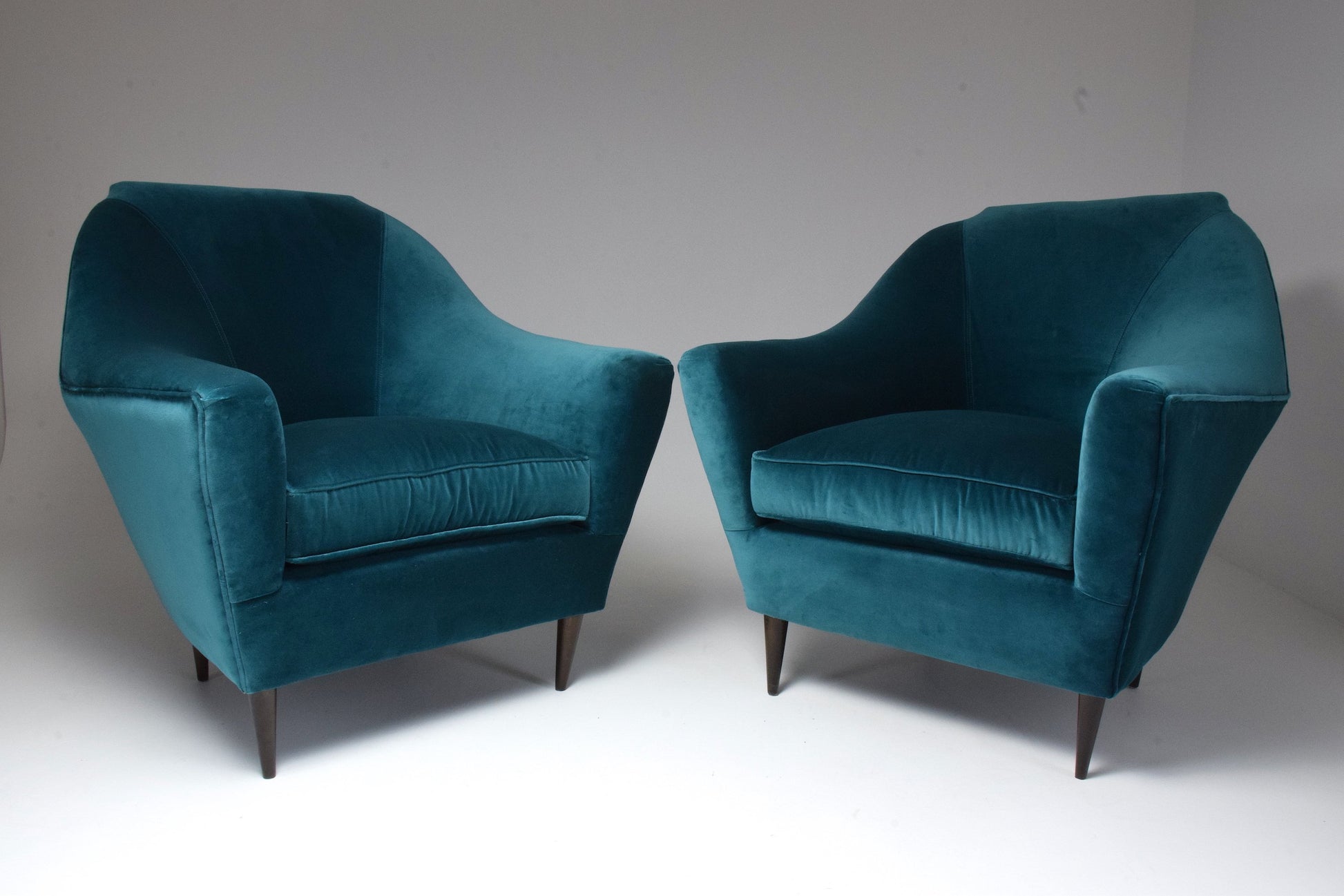 Pair of Italian 20th Century Armchairs by Ico Parisi, 1950s - Spirit Gallery 