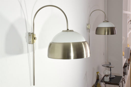 Pair of Italian Adjustable Wall Lamps, 1960's - Spirit Gallery 