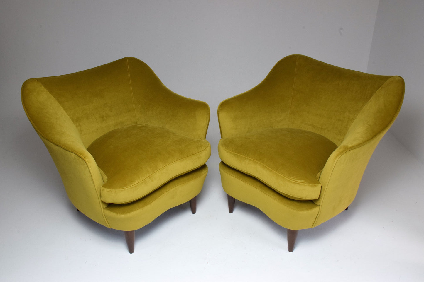 Pair of Italian Armchairs by Gio Ponti for Casa e Giardino, 1930s - Spirit Gallery 