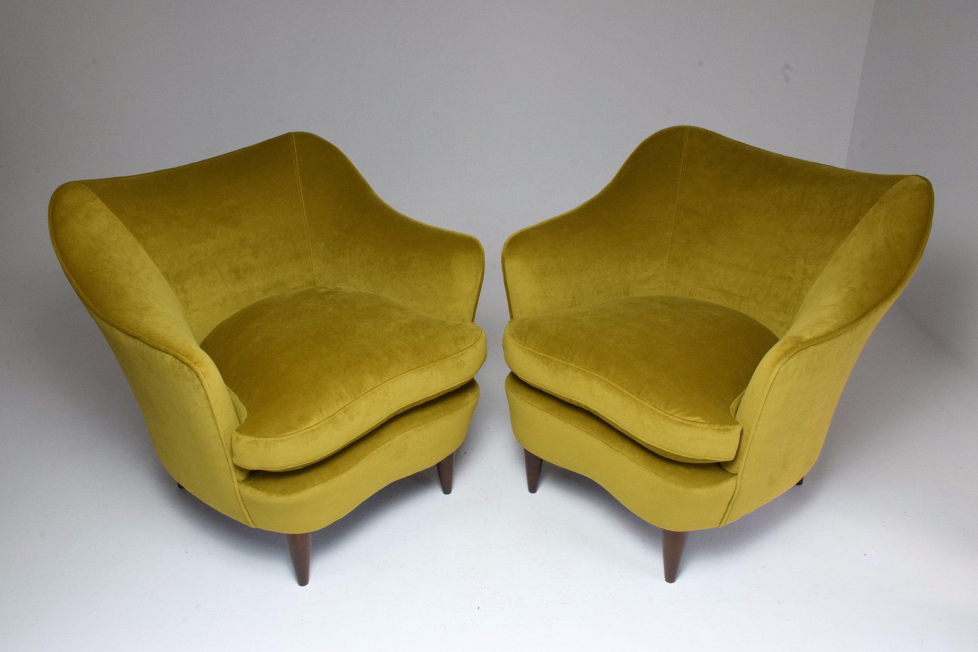 Pair of Italian Armchairs by Gio Ponti for Casa e Giardino, 1930s - Spirit Gallery 