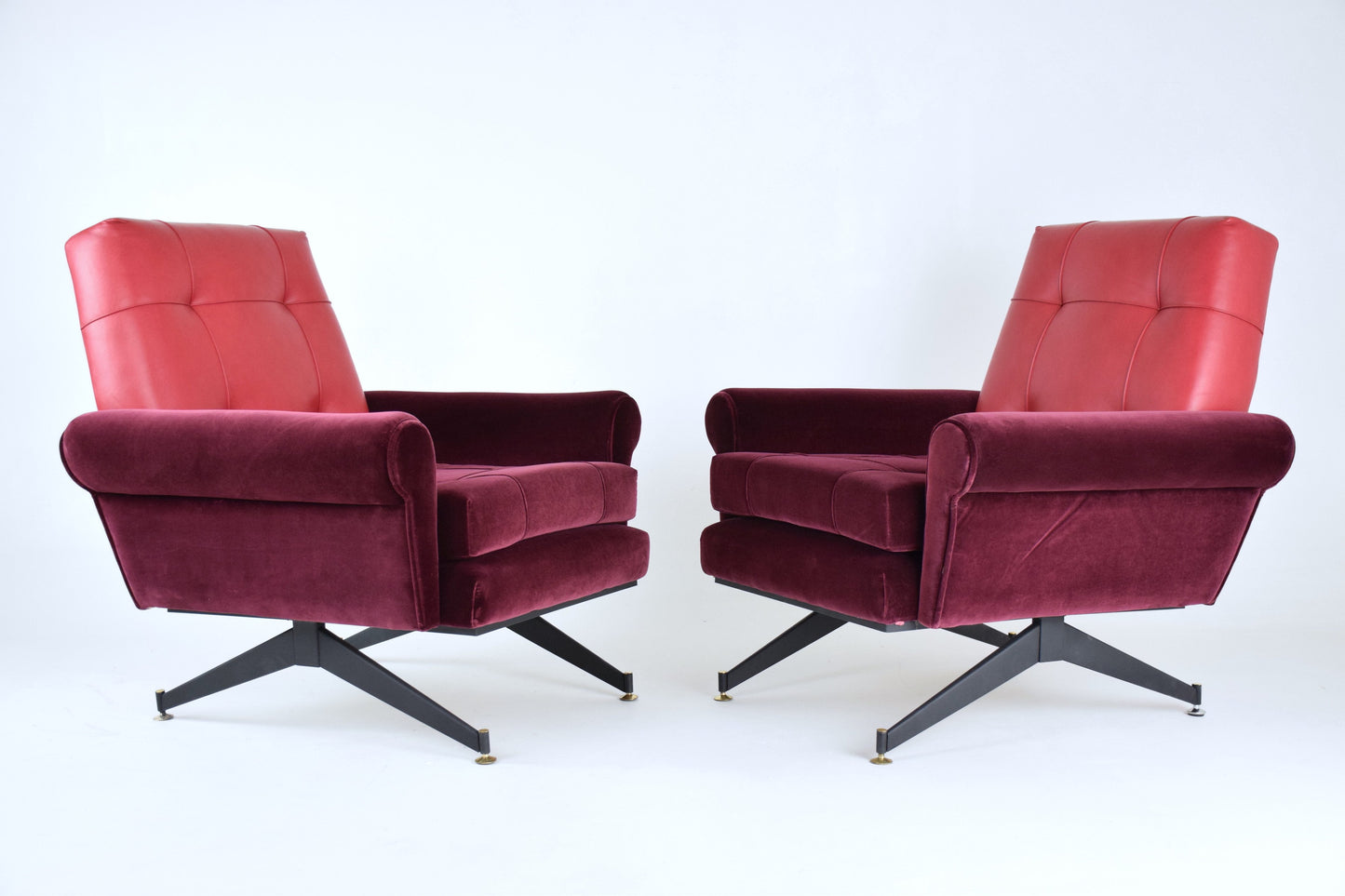 Pair of Italian Mid-Century Armchairs, 1950s - Spirit Gallery 