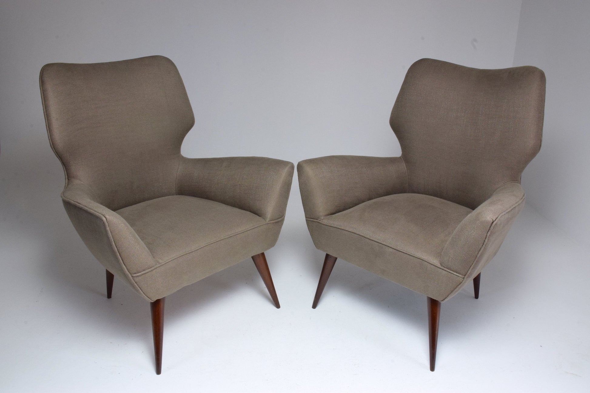 Pair of Italian Mid-Century Armchairs, 1950's - Spirit Gallery 