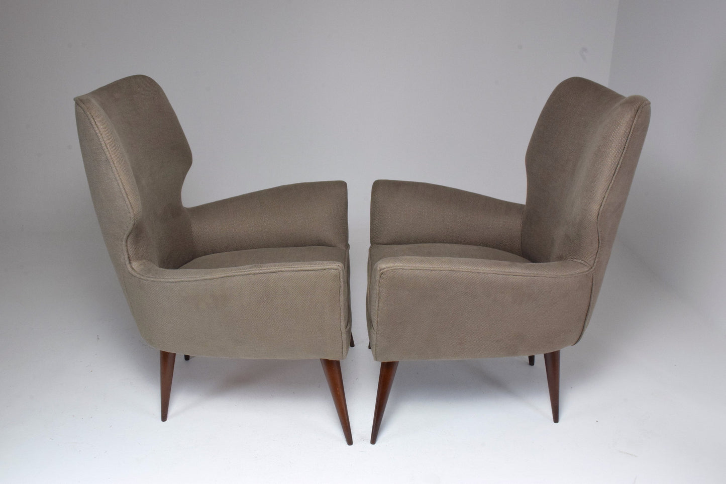 Pair of Italian Mid-Century Armchairs, 1950's - Spirit Gallery 